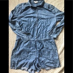 Denim Romper
